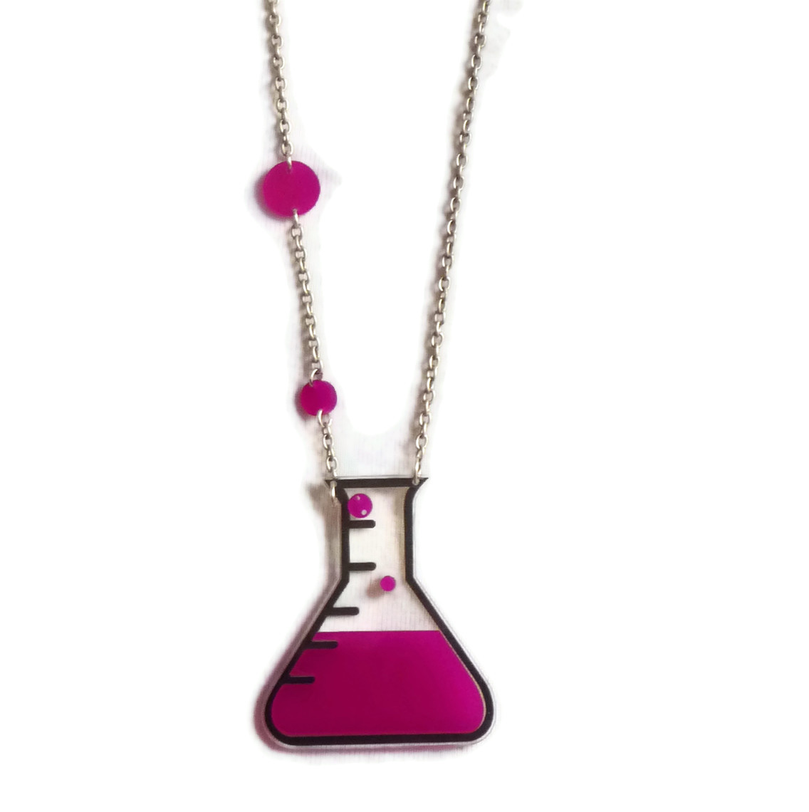 Geek Jewelry Love Potion Necklace Back To School Jewelry Lasercut Acrylic On Luulla