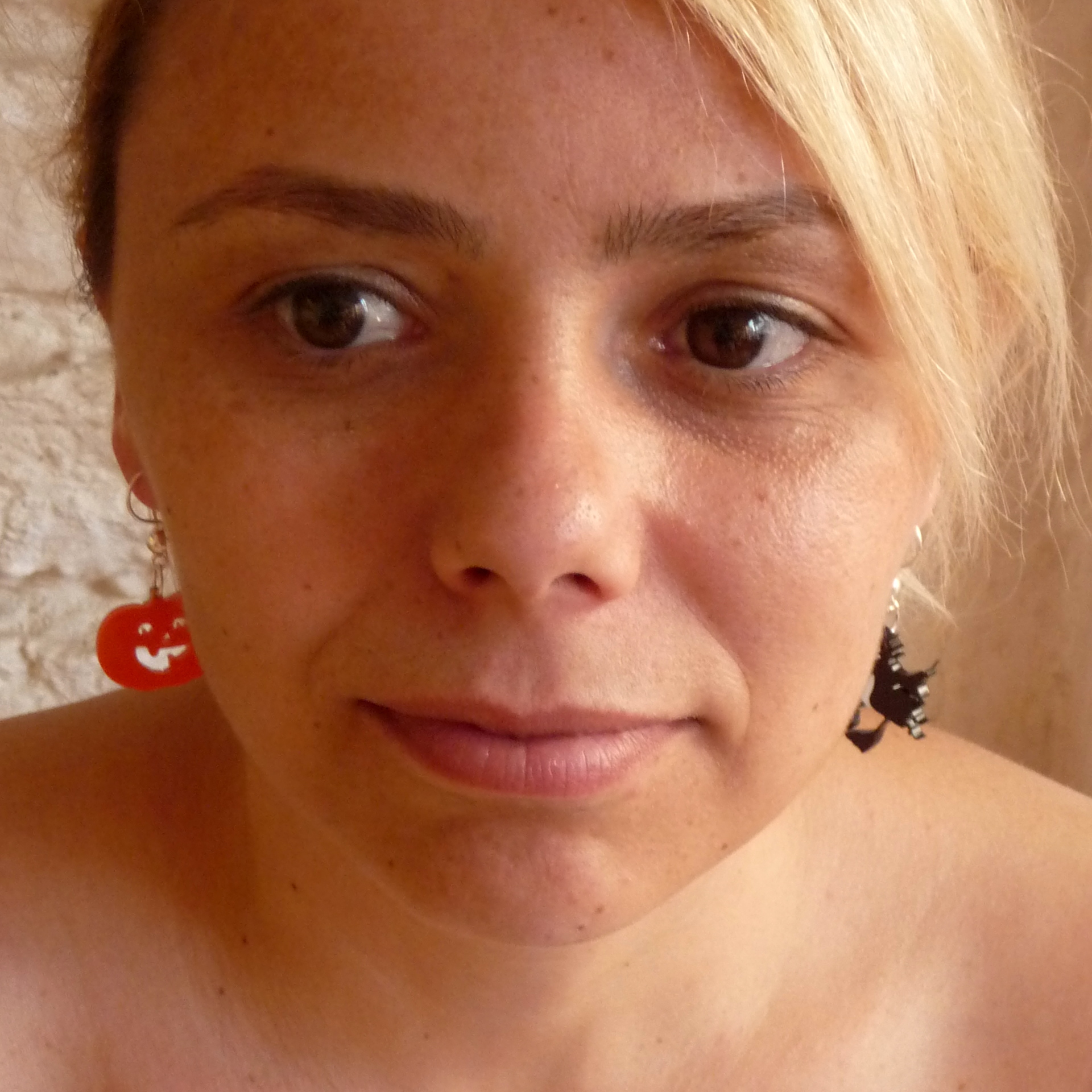 Halloween Jewelry, Witch And Pumpkin Earrings,Lasercut Acrylic on Luulla